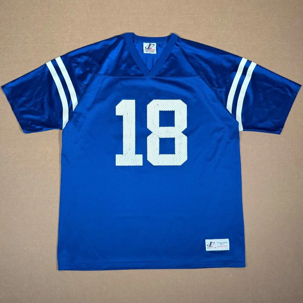 Vintage Indianapolis Colts Peyton Manning #18 Logo Athletic NFL Jersey Mens XL